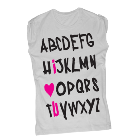 ABCD - I Love You - T-Shirt Fashion