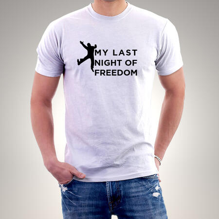T-shirt FREEDOM - Ultima Notte Libertà Addio al Celibato