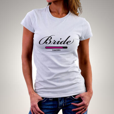 T-shirt BRIDE LOADING - Sposa Addio al Nubilato