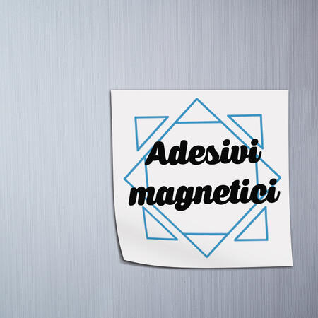 Adesivo magnetico stampato - Altezza fissa 55x50 cm