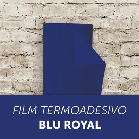 Termo Adesivo Flex Blu Royal - Altezza Fissa 50 cm