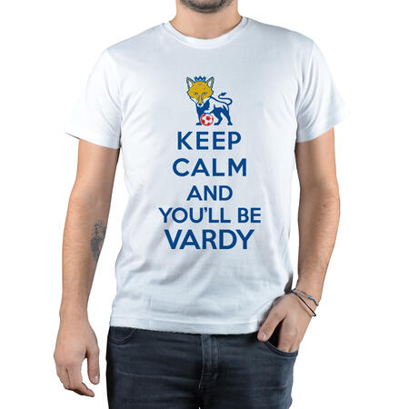 T-Shirt Vardy Leicester City Football Leicester Keep calm and you'll be Vardy