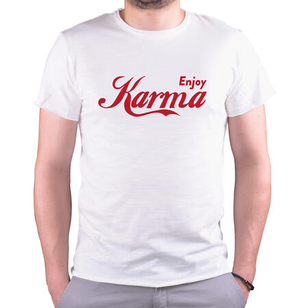T-Shirt Fashion Enjoy Karma