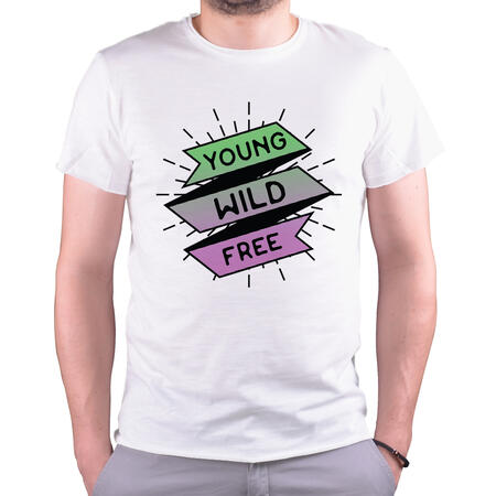 T-Shirt Fashion Young Wild Free