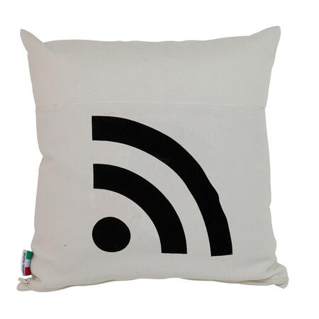 Cuscino RSS Bianco/Nero - Mela.Skin Pillow