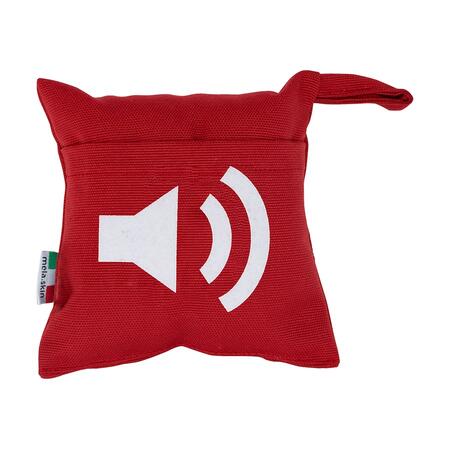 Mini Cuscino Speaker  Rosso/Bianco - Mela.Skin Pillow