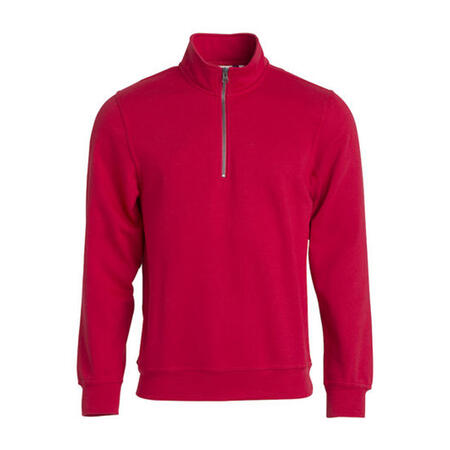 BASIC HALF ZIP ROSSO XS