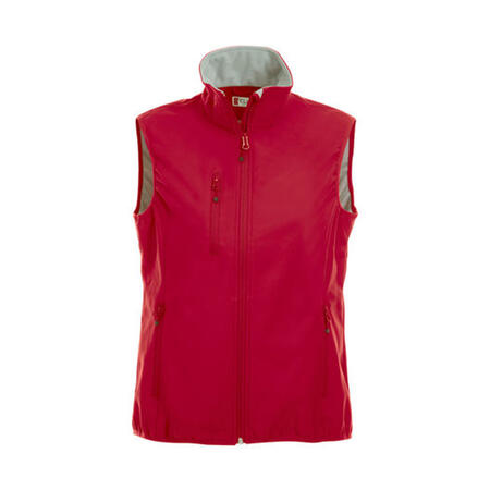 BASIC SOFTSHELL LADIES VEST ROSSO XS