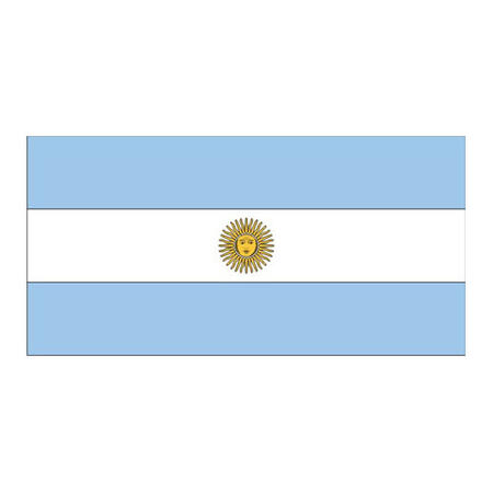 Bandiera Adesiva Argentina - America