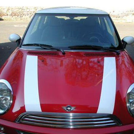 Strisce Adesive Cofano Anteriore Classiche - Tuning -  Mini Cooper