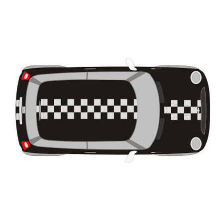 Strisce Adesive a scacchiera - Tuning -  Mini Cooper