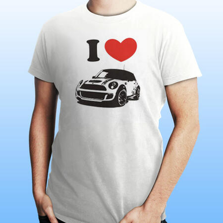 T-shirt Mini Cooper I Love Mini